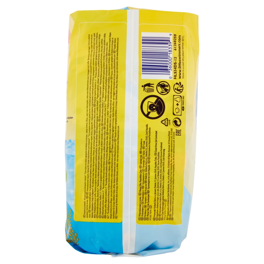 Huggies Little Swimmers Pannolino Costumino 3-4 7-15kg 12 pz